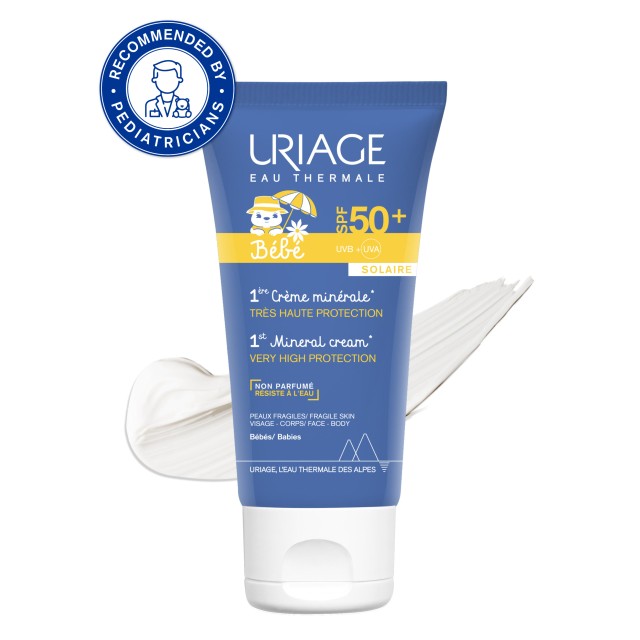 Uriage Bebe 1st Mineral Cream SPF50+ 50ml (Βρεφική Αντηλιακή Κρέμα)