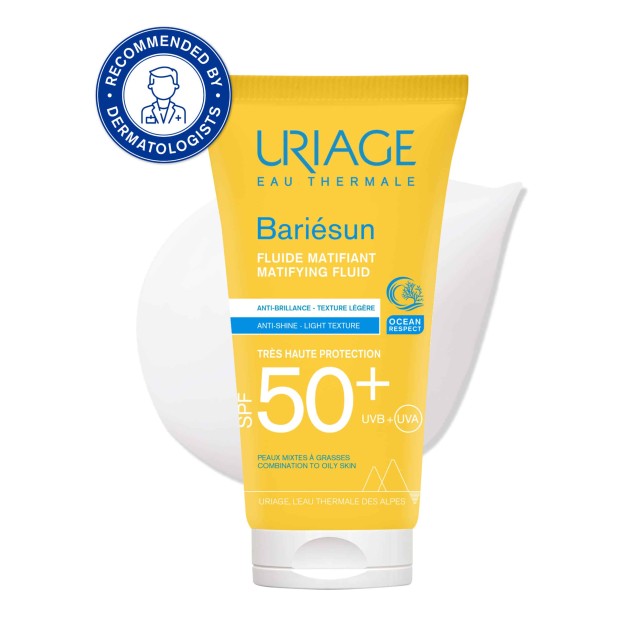 Uriage Bariesun Matifying Fluid SPF50+ 50ml (Ματ Λεπτόρρευστη Αντηλιακή Κρέμα Προσώπου Υψηλής Προστασίας)