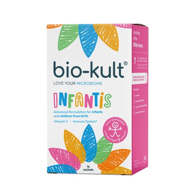 Bio-Kult Infantis 16 φακελάκια (Προβιοτικά για την Εύρυθμη Λειτουργία του Πεπτικού & Ανοσοποιητικού Συστήματος των Βρεφών, Νηπίων & Μικρών Παιδιών)