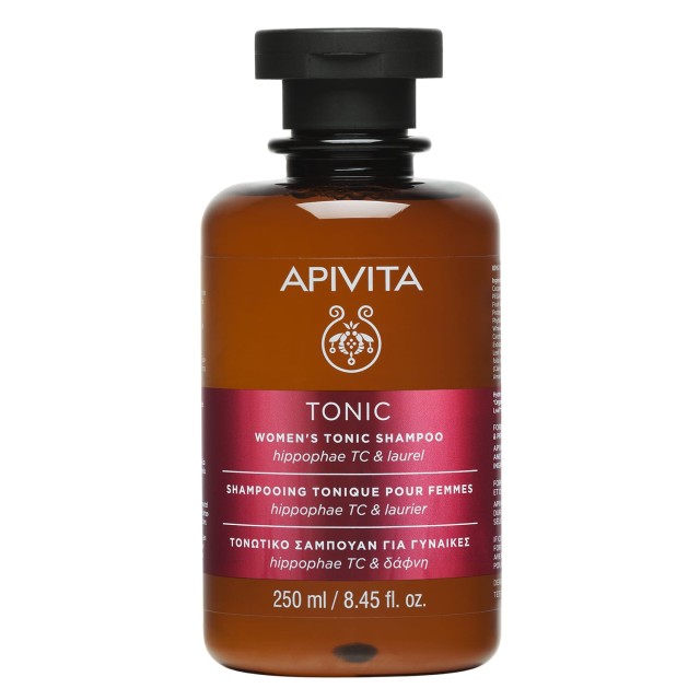 Apivita Womens Tonic Shampoo 250ml (Τονωτικό Σαμπουάν για Γυναίκες για την Τριχόπτωση με Ιπποφαές & Δάφνη)