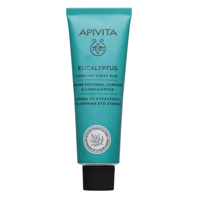 Apivita Eucalyptus Comfort Chest Rub 50ml (Κρέμα με Ευκάλυπτο για Εντριβή στο Στήθος)