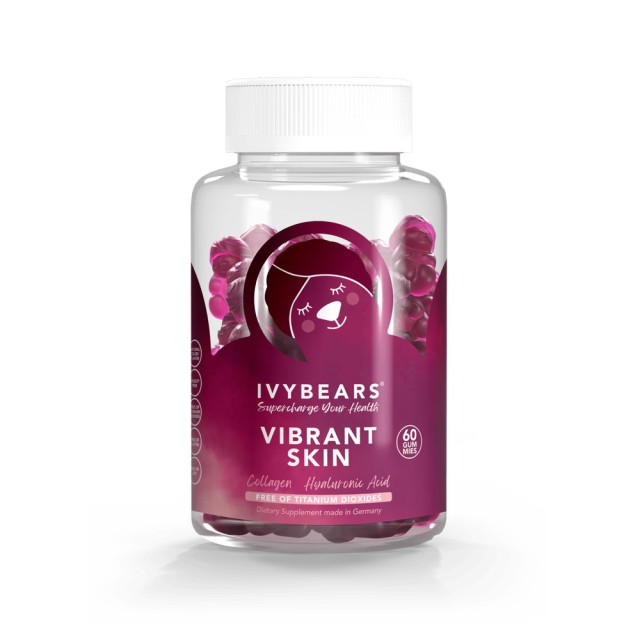 Ivybears Vibrant Skin 60ζελεδάκια (Συμπλήρωμα Διατροφής για Θρέψη & Ενυδάτωση)