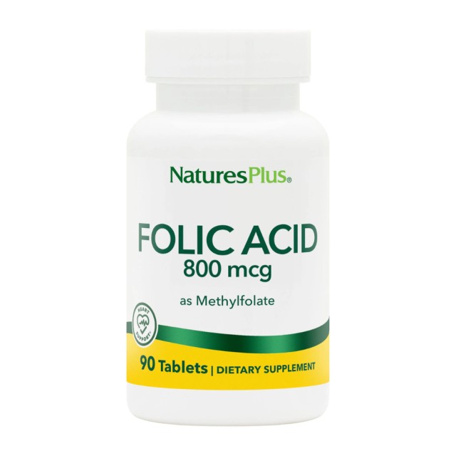 Natures Plus Folic Acid 800mcg 90tab