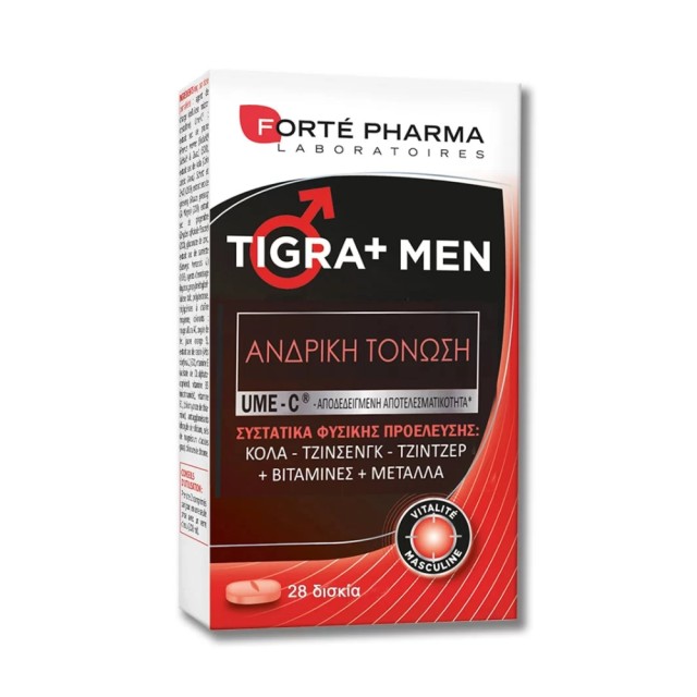 Forte Pharma Tigra Men 28tabs (Συμπλήρωμα Διατροφής για τη Σεξουαλική Τόνωση των Ανδρών)