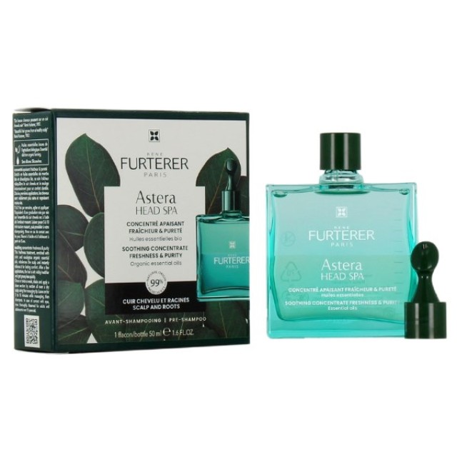 Rene Furterer Head Spa Astera Fresh Soothing Freshness Concentrate 50ml (Καταπραϋντική Φροντίδα του Τριχωτού της Κεφαλής πριν το Λούσιμο )