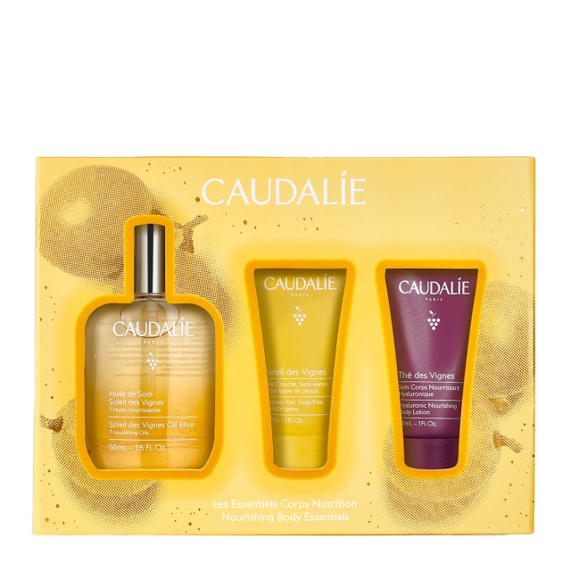 Caudalie Xmas SET Soleil des Vignes Oil Elixir