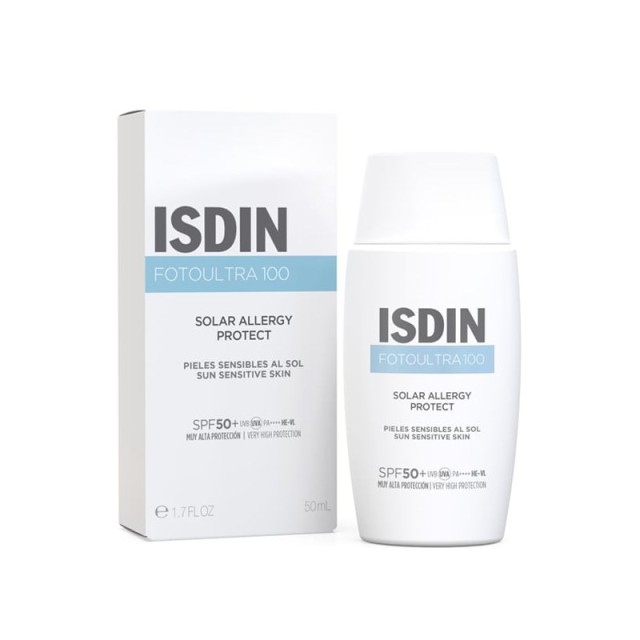 Isdin Fotoultra 100 Solar Allergy Protect SPF50+ 50ml (Αντηλιακό Προσώπου για Δέρμα με Τάση για Αλλεργία στον Ήλιο)