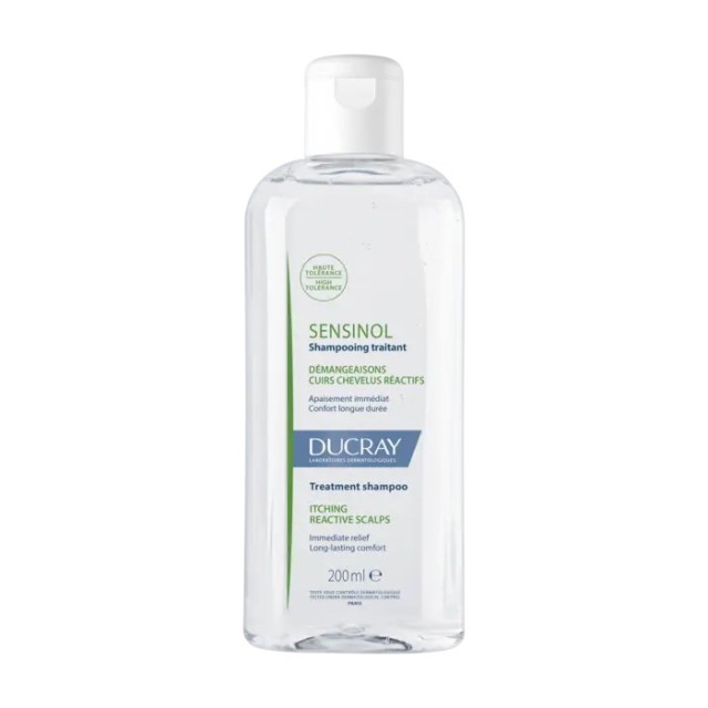 Ducray Sensinol Treatment Shampoo 200ml (Φυσιοπροστατευτικό Σαμπουάν για Μείωση του Κνησμού)