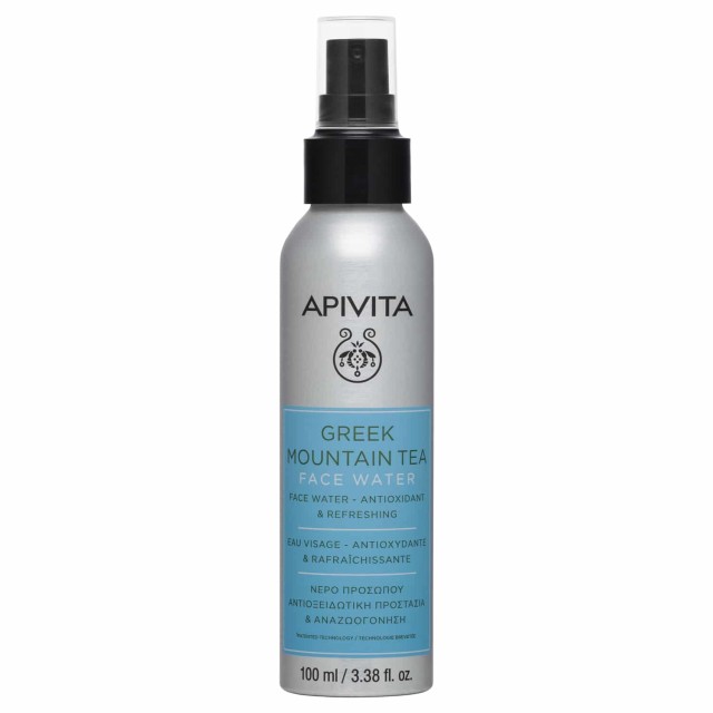 Apivita Greek Mountain Tea Face Water 100ml (Τονωτικό Νερό Προσώπου Αναζωογόνησης & Αντιοξειδωτική Π