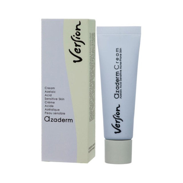Version Azaderm Cream 30ml (Κρέμα για τη Θεραπεία της Ήπιας, Φλεγμονώδους Ακμής & της Ροδόχρου Ακμής)