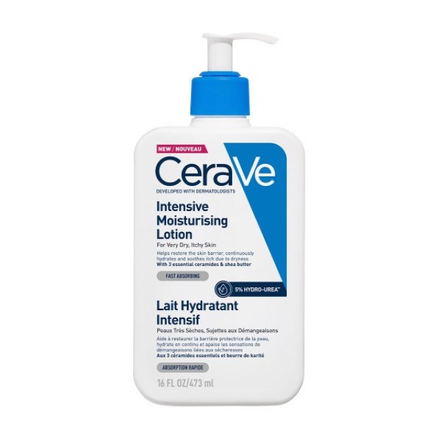 CeraVe Intensive Moisturising Lotion 473ml (Εντατική Ενυδατική Λοσιόν Σώματος για Πολύ Ξηρή Επιδερμίδα με Κνησμό)