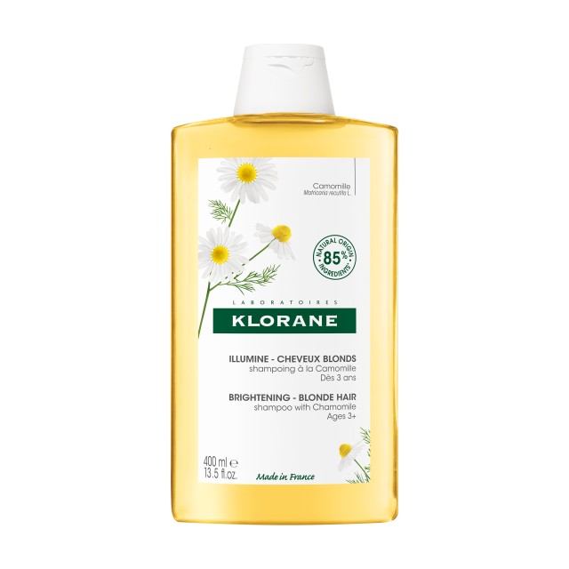 Klorane Chamomile Blond Highlights Shampoo 400ml (Σαμπουάν με Χαμομήλι για Ξανθά Μαλλιά)