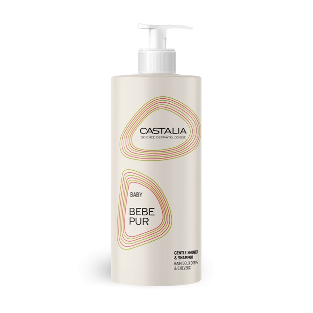 Castalia Bebepur Gentle Shower & Shampoo 1lt (Απαλό Καθαριστικό για την Ευαίσθητη Επιδερμίδα του Μωρού)