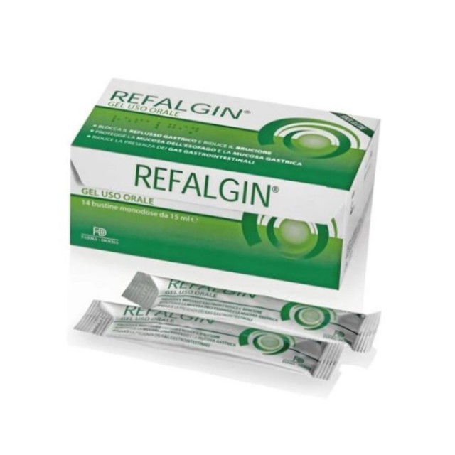 Refalgin Gel 14Sticks (Ιατροτεχνολογικό Βοήθημα για την Αντιμετώπιση της Γαστρο-Οισοφαγικής Παλινδρόμησης)