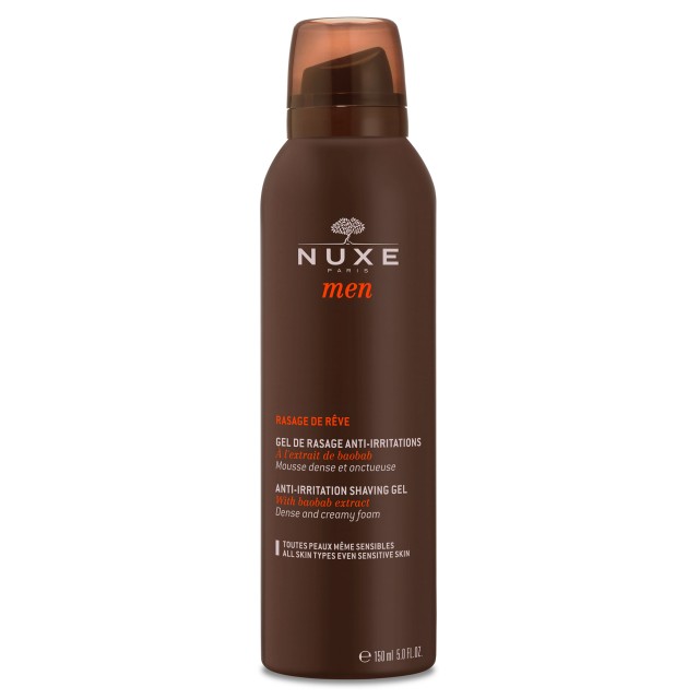 Nuxe Men Anti-Irritation Shaving Gel 150ml (Τζελ Ξυρίσματος Κατά των Ερεθισμών)