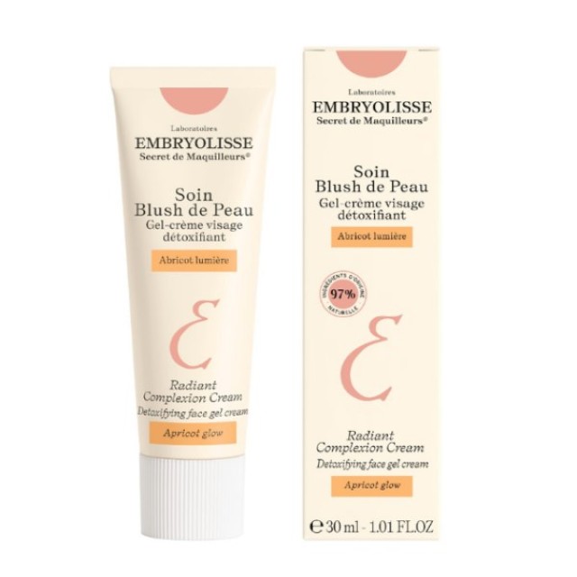 Embryolisse Radiant Complexion Cream Apricot Glow 30ml (Αποτοξινωτική Κρέμα Προσώπου για Λάμψη)