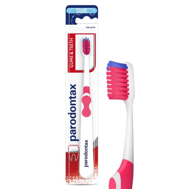 Parodontax Gums & Teeth Soft Toothbrush (Μαλακή Οδοντόβουρτσα για Ούλα που Αιμορραγούν)