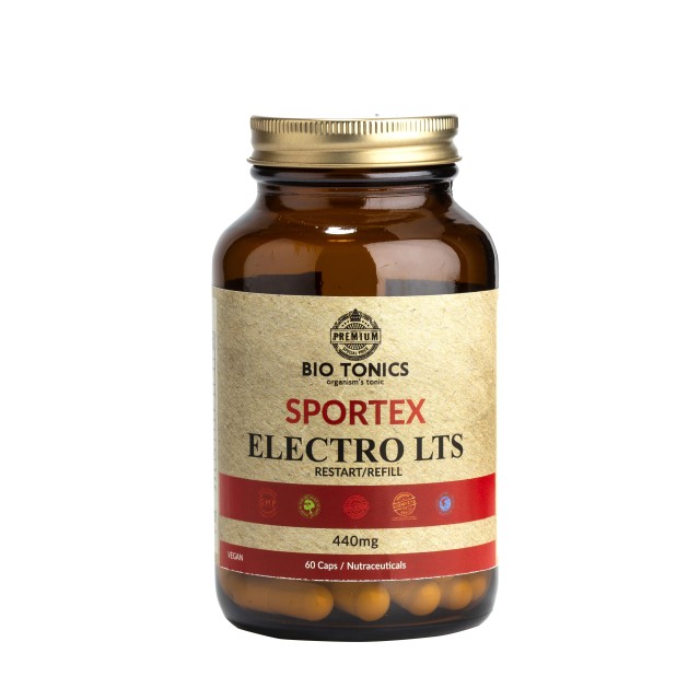 Bio Tonics Sportex Electro LTS 440mg 60caps (Συμπλήρωμα Διατροφής με Ηλεκτρολύτες)