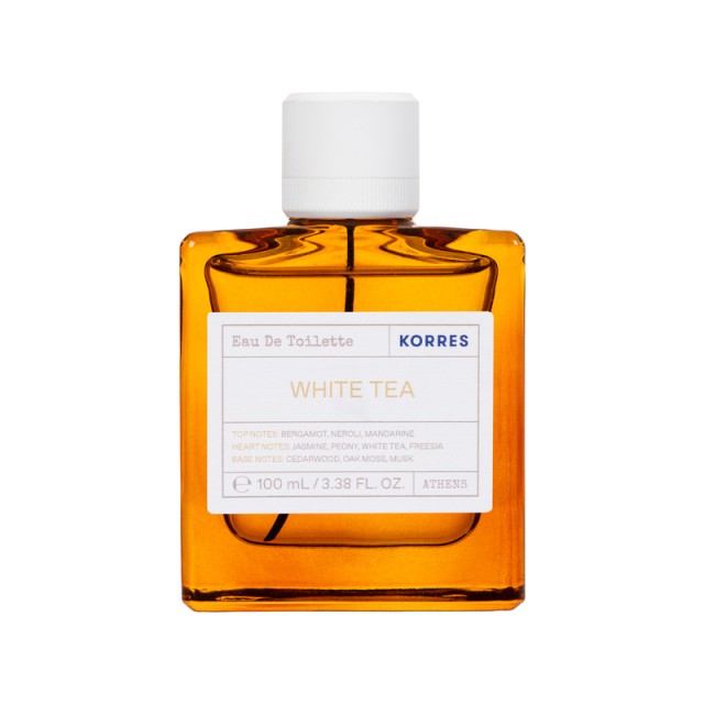 Korres White Tea Eau de Toilette 100ml (Άρωμα με Νότες από Άνθη Φρέζιας & Περγαμόντου)