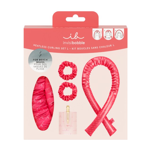 Invisibobble SET Heatless Curling Beach Curl L