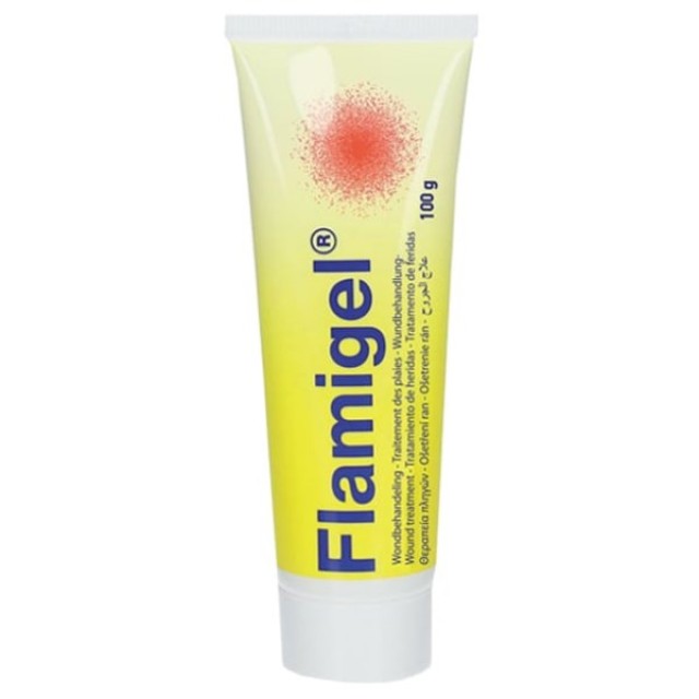 Flamigel Wound Treatment 100gr (Υδροενεργό Επίθεμα σε Μορφή Gel για την Αντιμετώπιση Εγκαυμάτων & Μικρών Πληγών)