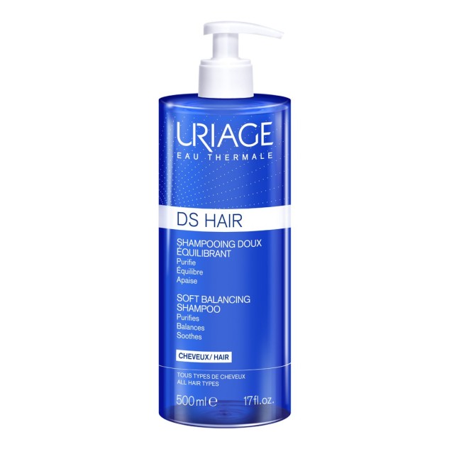 Uriage DS Soft Balancing Shampoo 500ml (Απαλό Σαμπουάν Εξισορρόπησης)