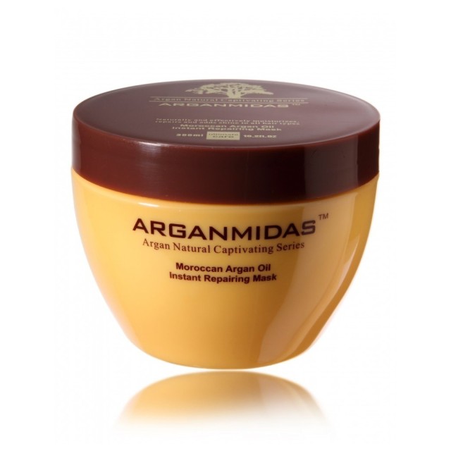 Arganmidas Moroccan Argan Oil Instant Repairing Mask 300ml (Μάσκα Επανόρθωσης Μαλλιών με Μαροκινό Έλαιο Argan & Κερατίνη)