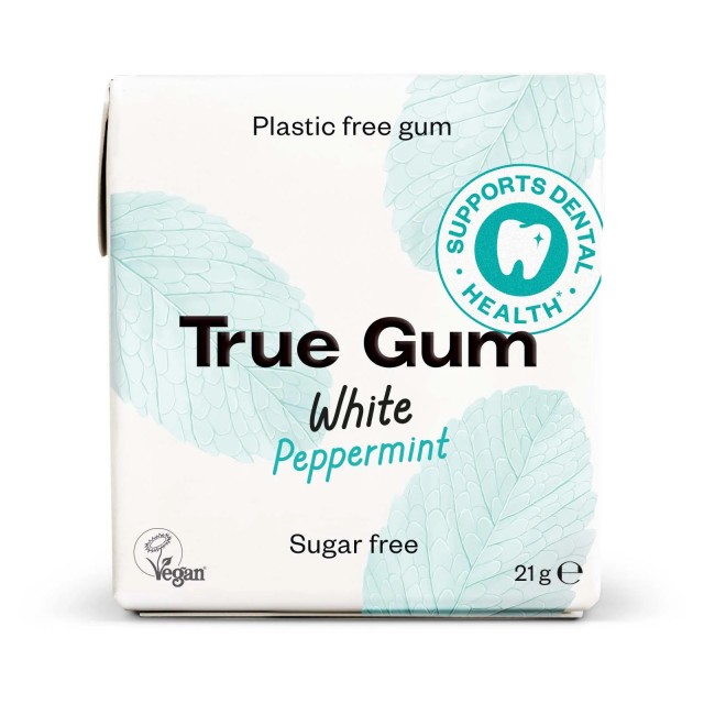 True Gum White 21gr (Τσίχλες Χωρίς Ζάχαρη για Λευκά Δόντια)