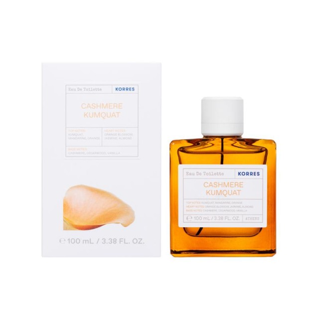 Korres Cashmere Kumquat Eau De Toilette 100ml (Λουλουδάτο & Ξυλώδες Άρωμα)