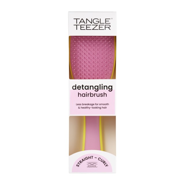 Tangle Teezer The Ultimate Detangler Hairbrush Hyper Yellow & Rosebud (Βούρτσα για Βρεγμένα Μαλλιά - Κίτρινο/Μωβ)