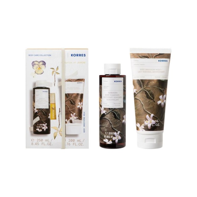 Korres SET Jasmine Showergel 250ml & Body Milk 200ml (ΣΕΤ με Αφρόλουτρο & Γαλάκτωμα Σώματος Γιασεμί)