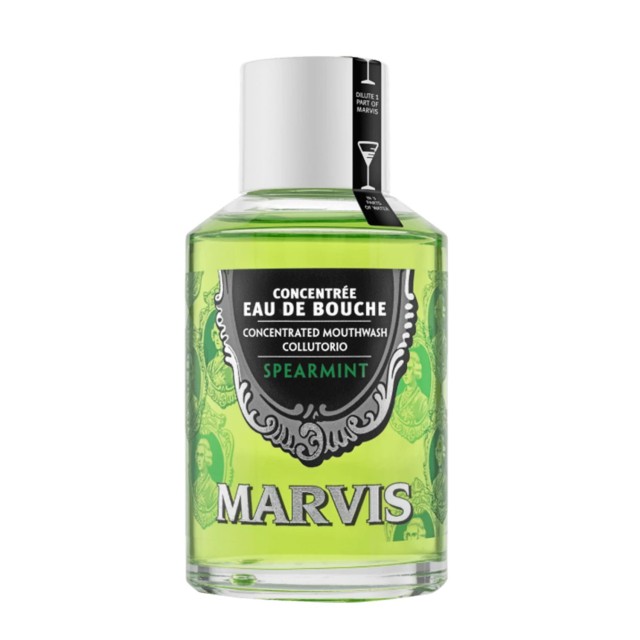 Marvis Spearmint Concentrated Mouthwash 120ml (Συμπυκνωμένο Στοματικό Διάλυμα Μέντα & Δυόσμο)