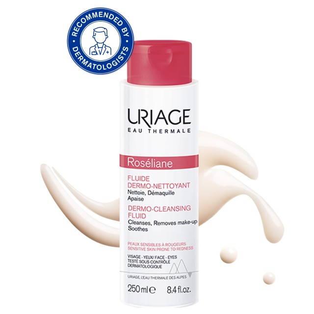 Uriage Roseliane Fluid Nettoyant 250ml (Λοσιόν Ντεμακιγιάζ για Ευαίσθητες Επιδερμίδες)