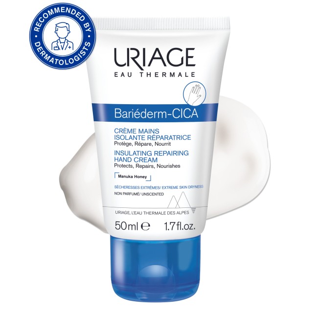 Uriage Bariederm Hand Cream 50ml (Ενυδατική - Καταπραϋντική Κρέμα Χεριών)