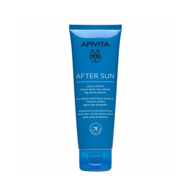 Apivita Bee Sun Safe After Sun Cool & Sooth Face & Body Gel Cream Travel Size 100ml (Δροσιστική & Κα