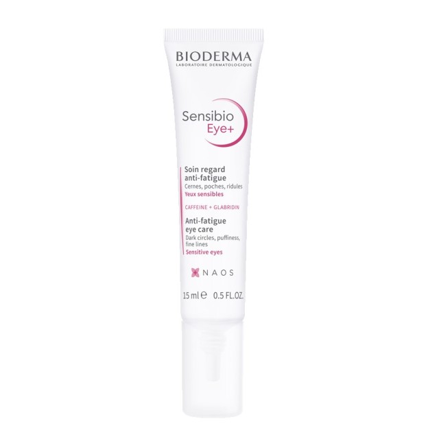 Bioderma Sensibio Eye+ 15ml (Κρέμα Ματιών για Μαύρους Κύκλους για Ευαίσθητο Δέρμα)