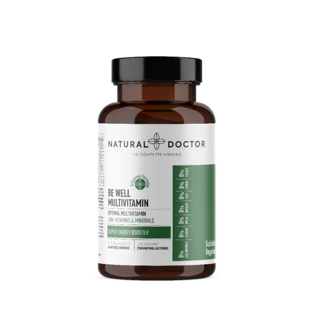 Natural Doctor Be Well Multivitamin 60 caps (Πολυβιταμίνη για την Καθημερινή Υποστήριξη του Οργανισμ