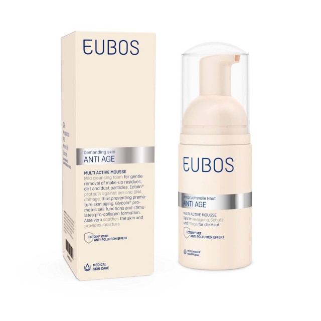 Eubos Multi Active Mousse 100ml (Απαλός Αφρός καθαρισμού Προσώπου)