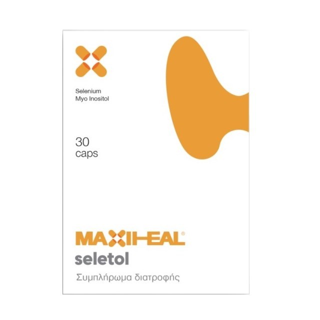 MaxiHeal Seletol 30caps (Συμπλήρωμα Διατροφής για τη Φυσιολογική Θυρεοειδική Λειτουργία)