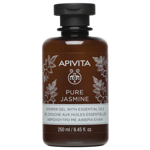 Apivita Pure Jasmine Shower Gel with Essential Oils 250ml