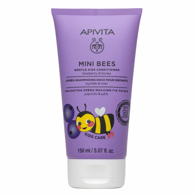 Apivita Mini Bees Gentle Kids Conditioner 150ml (Μαλακτική Κρέμα Μαλλιών για Παιδιά)