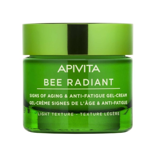 Apivita Bee Radiant Signs of Aging & Anti-Fatigue Gel-Cream 50ml (Κρέμα Προσώπου Ελαφριάς Υφής για Σ