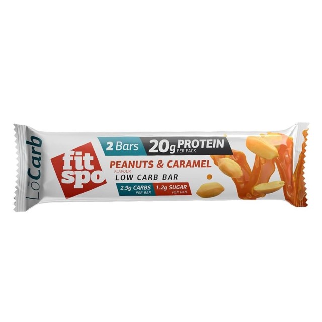 Fit Spo Pro Protein Bar Crispy Salted Caramel 30gr Protein 85gr