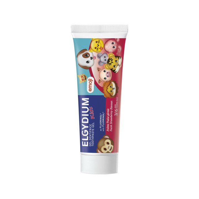 Elgydium Kids Red Berries Toothpaste Asterix 50ml (Παιδική Οδοντόκρεμα με Γεύση Κόκκινα Μούρα 3-6 Ετών)