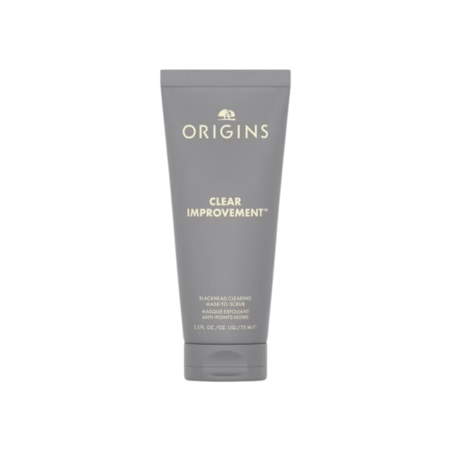 Origins Clear Improvement Blackhead Clearing Mask-to-Scrub 75ml (Μάσκα Προσώπου για Λιπαρές Επιδερμίδες)