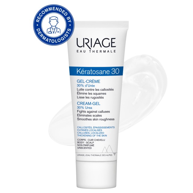 Uriage Eau Thermale Keratosane 30 Gel-Creme 75ml (Τζελ - Κρέμα για Τραχύ Δέρμα) 