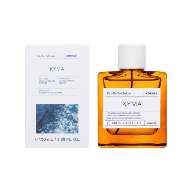 Korres Kyma Eau de Toilette 100ml (Φρέσκο και Αναζωογονητικό Ανδρικό Άρωμα με Νότες Θάλασσας)