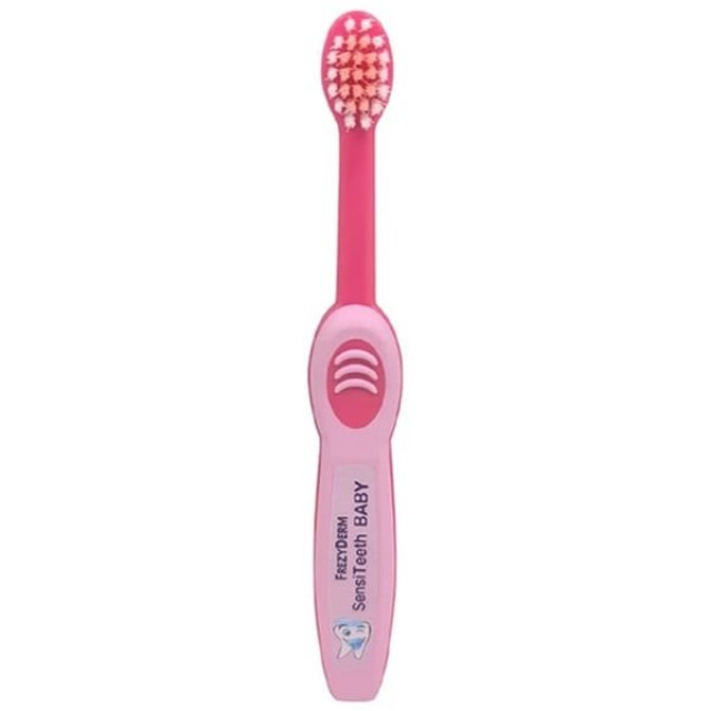 Frezyderm Sensiteeth BabyToothbrush Soft Pink (Μαλακή Βρεφική Οδοντόβουρτσα για Μωρά 6-36 Μηνών - Ροζ)