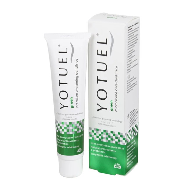 Yotuel Green Natural Microbiome Protection Toothpaste 75ml (Λευκαντική Οδοντόκρεμα Φυσικής Προέλευσης)