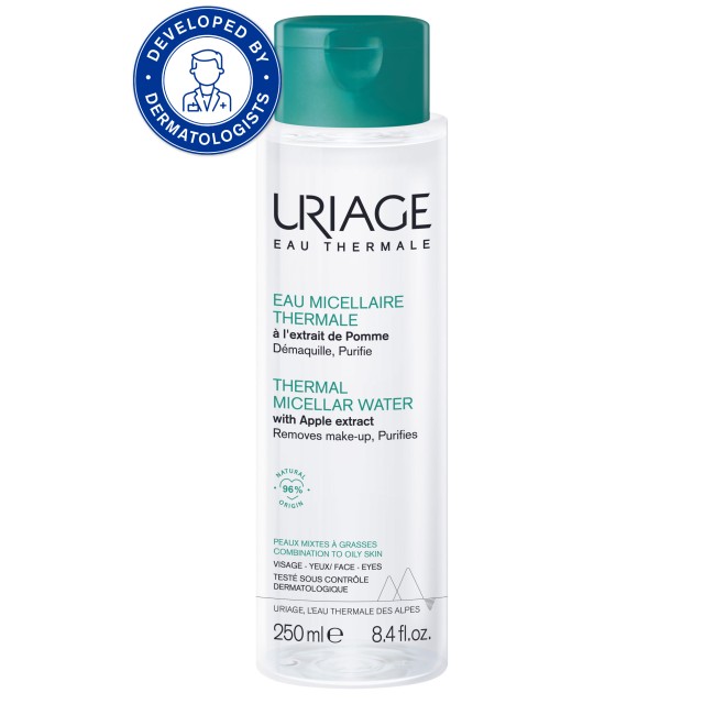 Uriage Thermal Micellar Water 250ml (Ιαματικό Νερό Καθαρισμού & Ντεμακιγιάζ Προσώπου & Ματιών για Μι